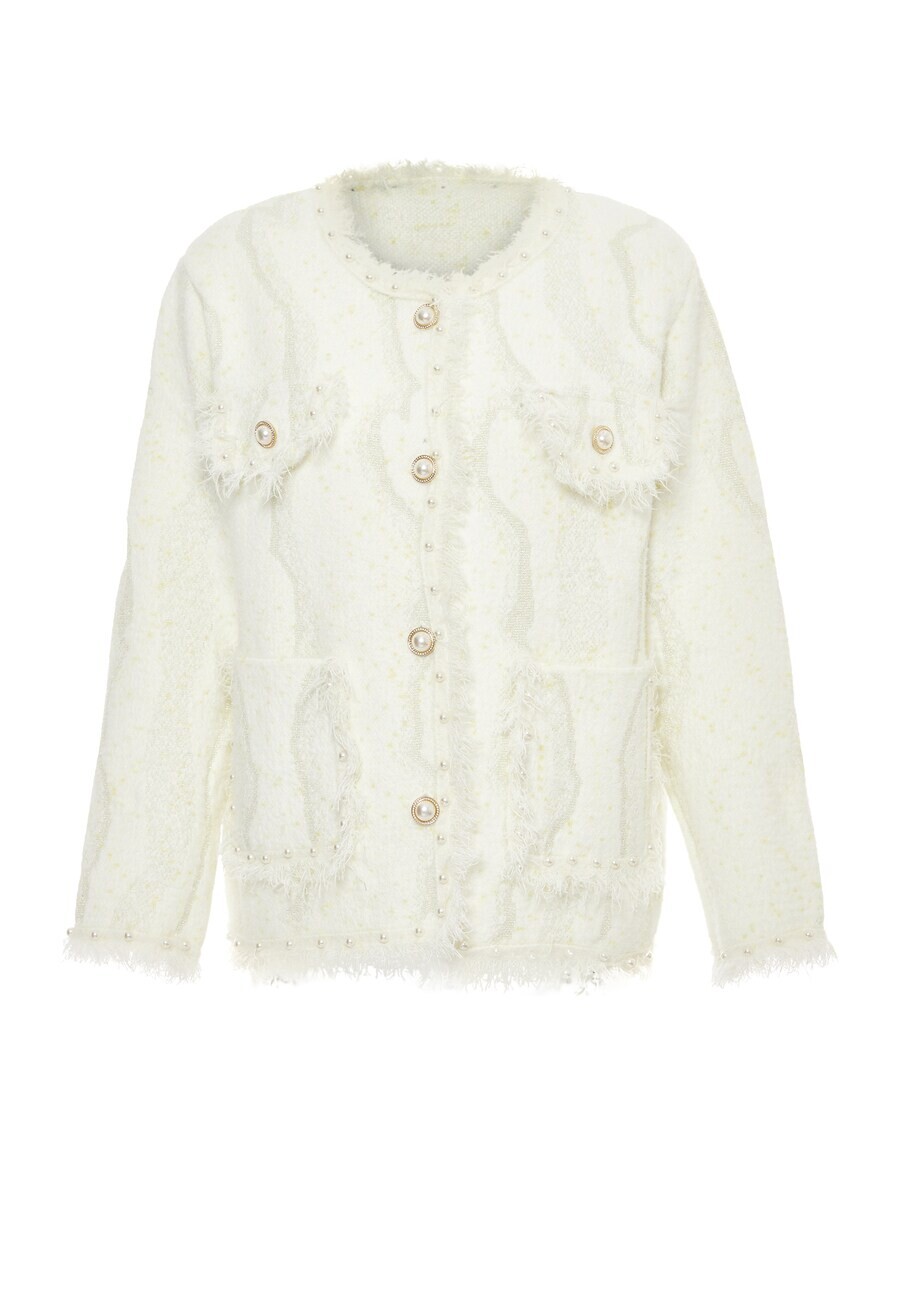 

Вязаный кардиган Zitha, цвет Wool White