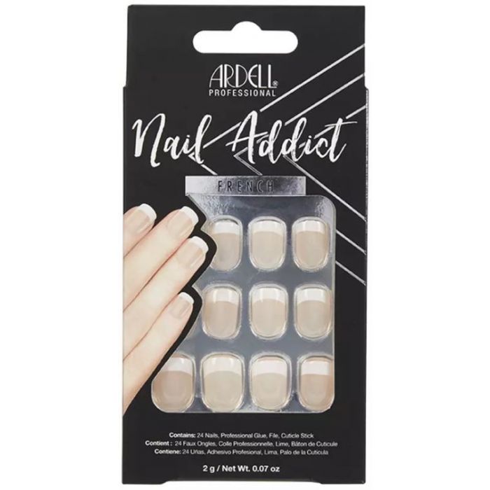 Накладные ногти Nail Addict Classic French Uñas Postizas Ardell, Multicolor