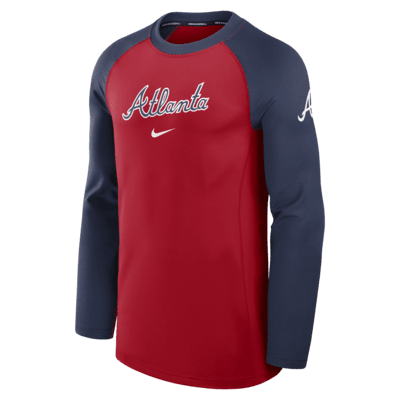 

Лонгслив Nike Atlanta Braves Authentic Collection Game Time, красный