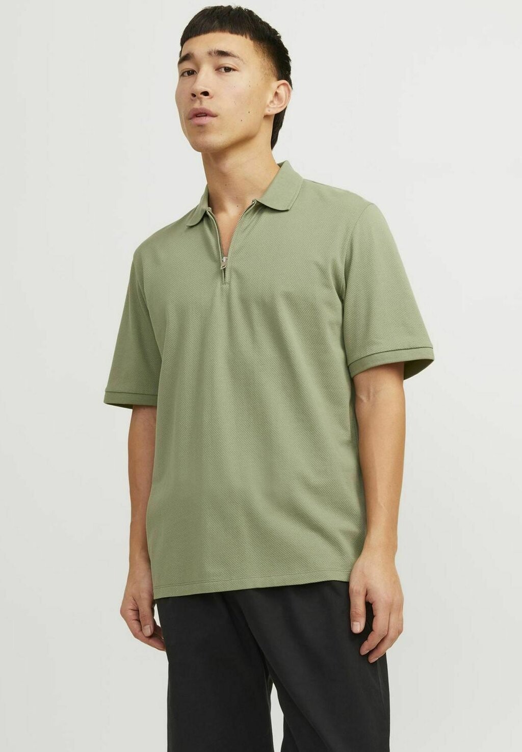 

Рубашка-поло Jack & Jones, цвет oil green