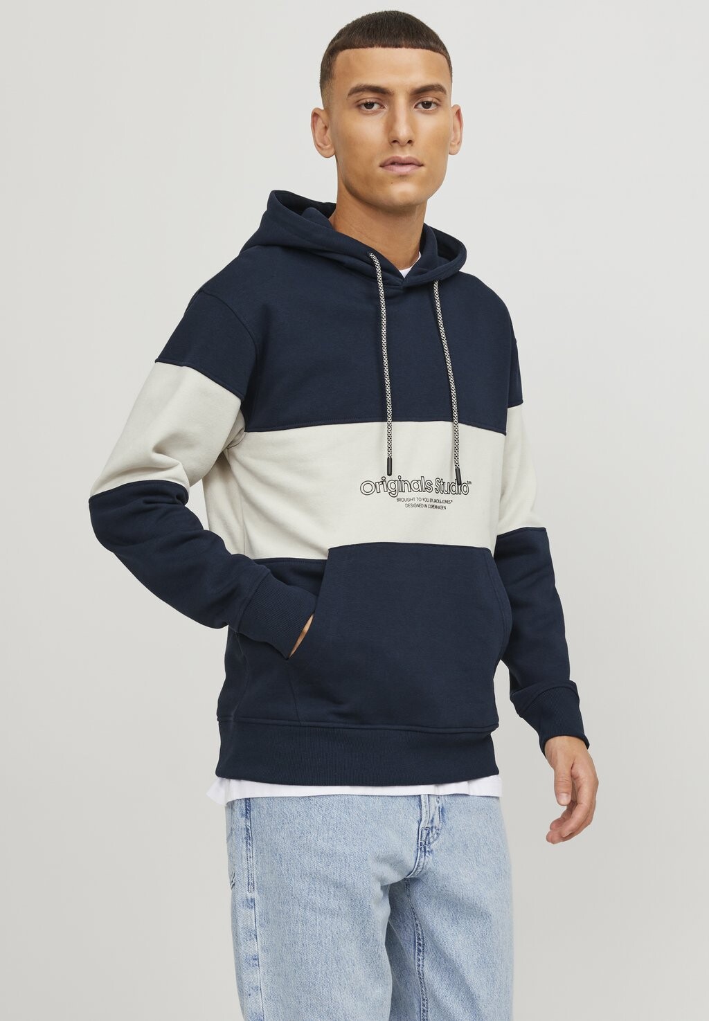 

Толстовка JORLAKEWOOD BF LN Jack & Jones, блокировка деталей небесного капитана