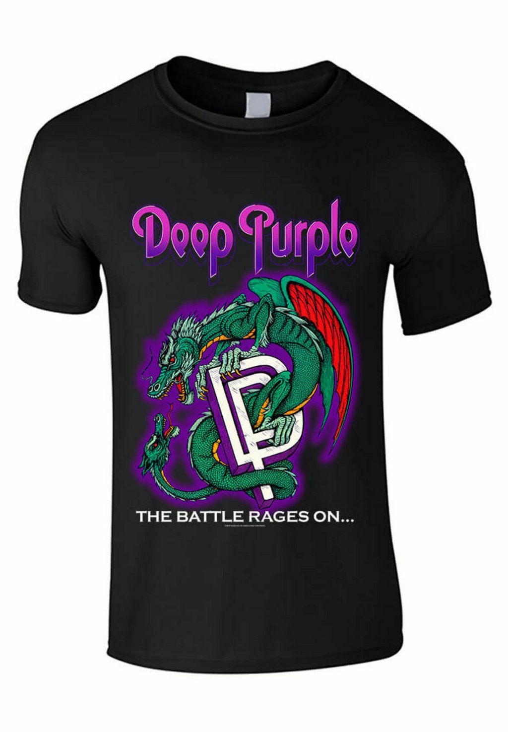 Футболка с принтом DEEP PURPLE-BATTLE RAGES ON KID rockshirts, цвет black толстовка худи dream shirts deep purple the battle rages on женский черный 42 размер
