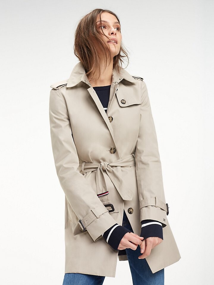 

Тренч из органического хлопка Tommy Hilfiger