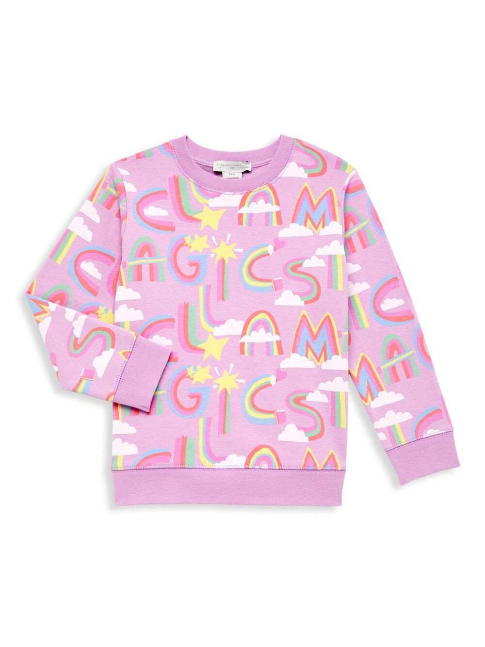 

Толстовка Stella Magic для маленьких девочек и девочек Stella McCartney Kids, фиолетовый