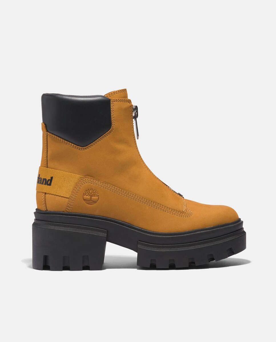 

Женские кожаные ботинки горчичного цвета Timberland, горчичный, Желтый