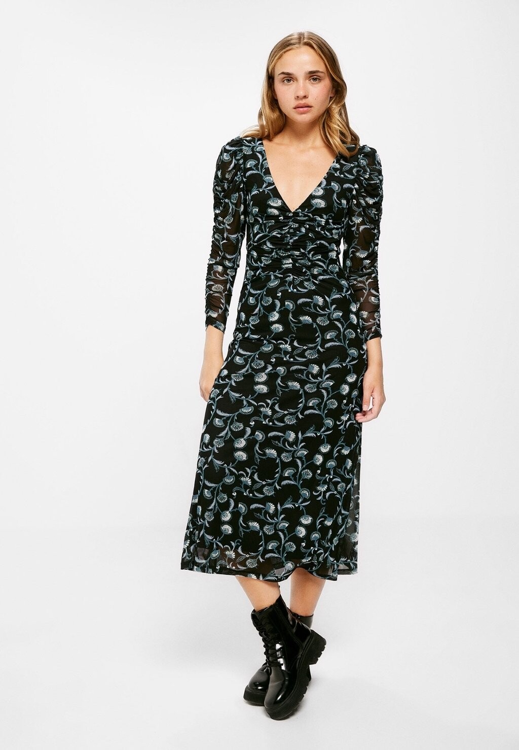 

Повседневное платье PRINTED Springfield, цвет black