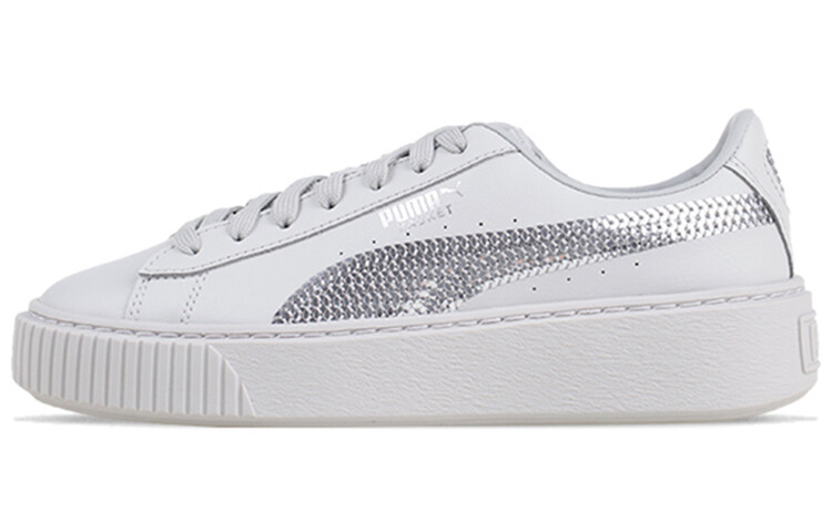 

Puma Basket Обувь для скейтбординга на платформе Bling Женский Серый
