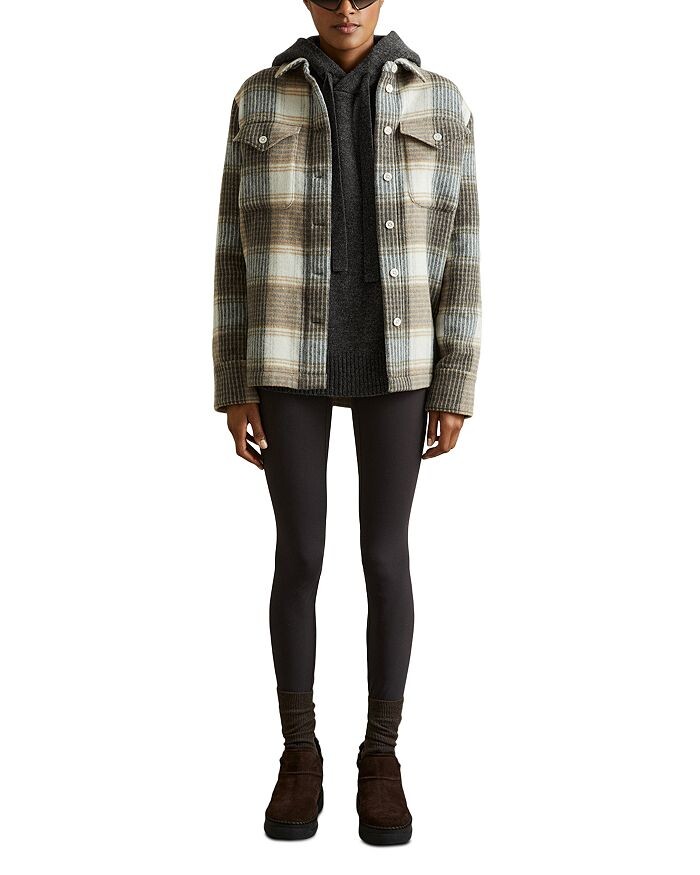 

REISS Charlie Массивная вязаная толстовка, серый