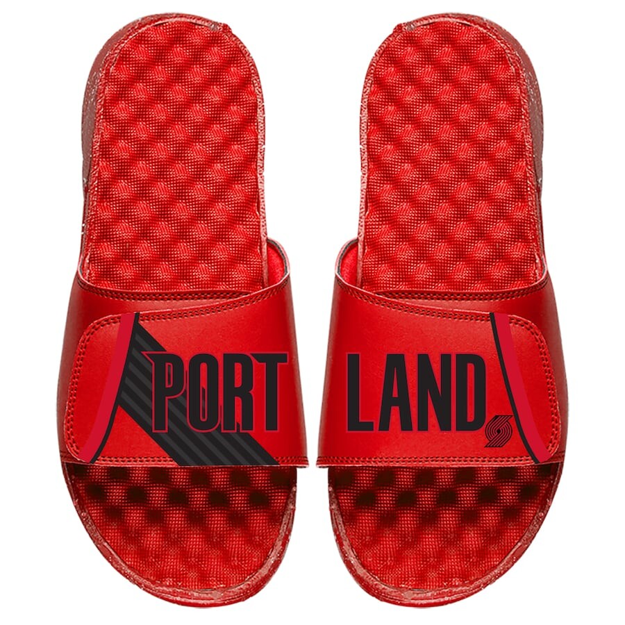 

Шлепанцы ISlide Portland Trail Blazers, красный
