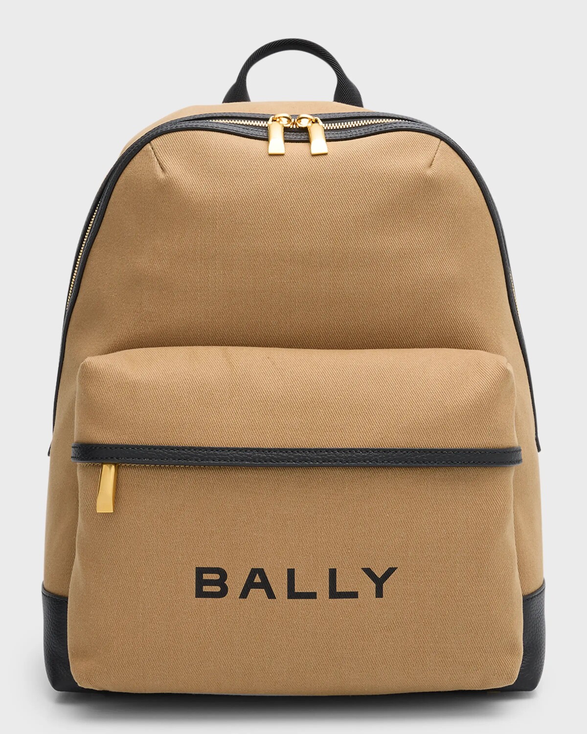 

Мужской спортивный рюкзак из ткани и кожи Bally, цвет Sand Black Oro