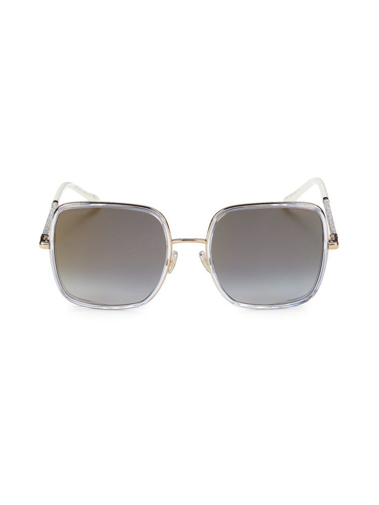 

Квадратные солнцезащитные очки Jayla 57MM Jimmy Choo, серый