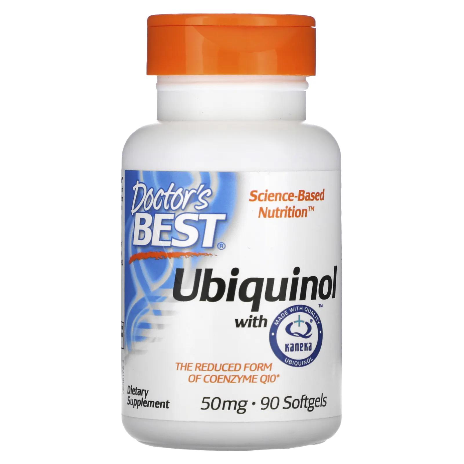 life extension super ubiquinol coq10 with enhanced mitochondrial support 100 mg 60 softgels Doctor's Best Ubiquinol with Kaneka 50 mg 90 Softgels