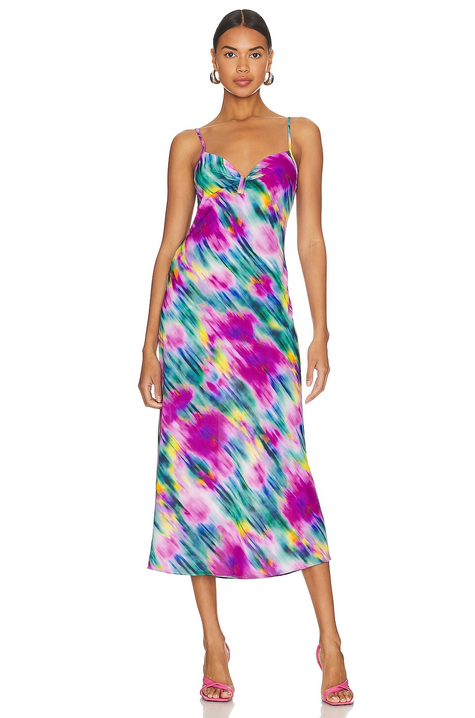 

Платье Le Superbe Bessette Slip, цвет Melting Florals