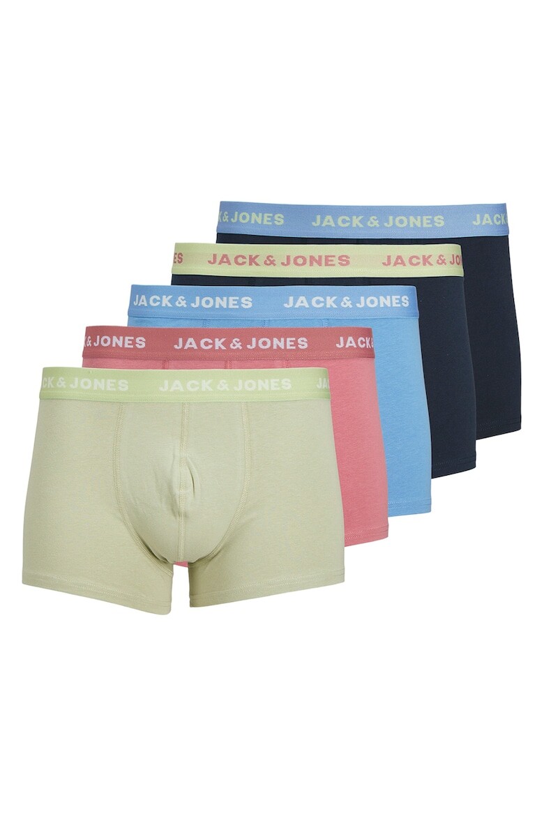 

Боксеры с логотипом на поясе - 3 пары Jack & Jones, черный