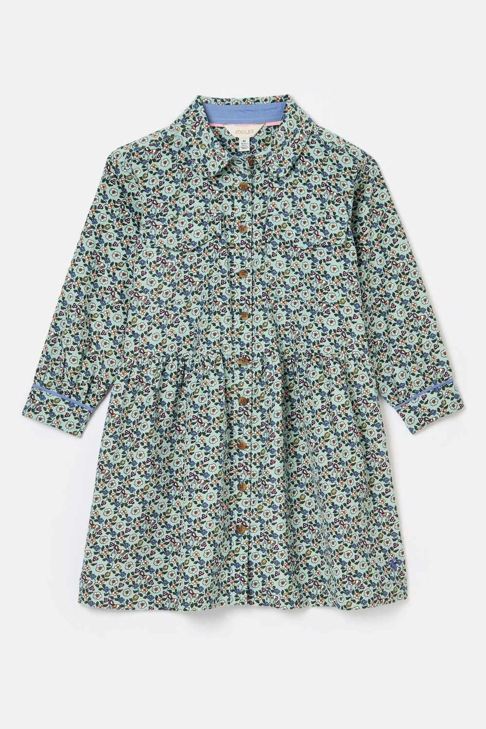 

Платье рубашка из вельвета Элоди Joules, синий