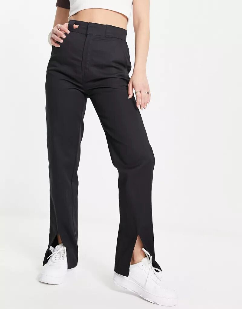 

Черные брюки с разрезным краем Dickies Phoenix