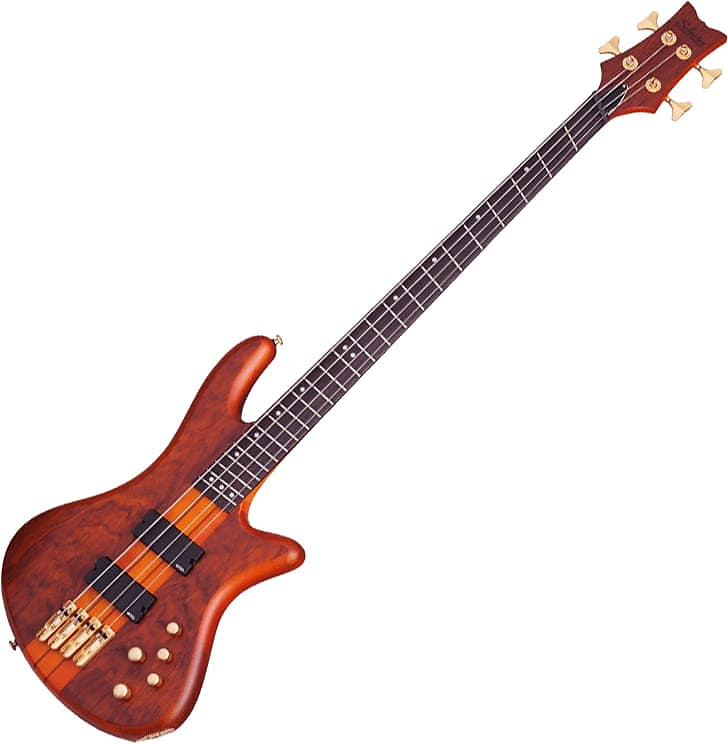Басс гитара Schecter Stiletto Studio-4 FF Electric Bass Honey Satin