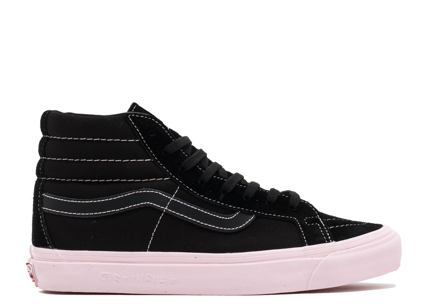 

Кроссовки Vans Anti Social Social Club X Dover Street Market X Sk8-Hi 'Black', черный
