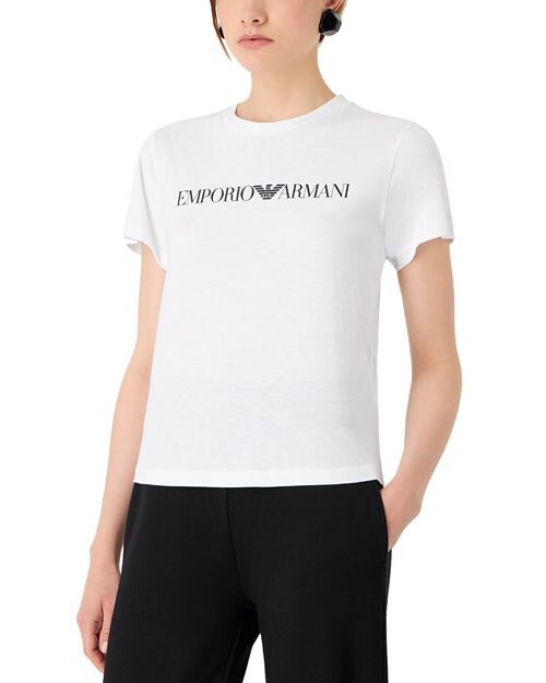 

Хлопковая футболка с логотипом Emporio Armani, цвет Multi