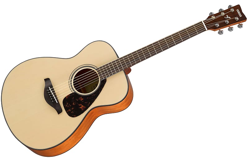 цена Акустическая гитара Yamaha FS800 Solid Sitka Spruce Top, Nato Back and Sides Folk Size Acoustic Guitar, Natural