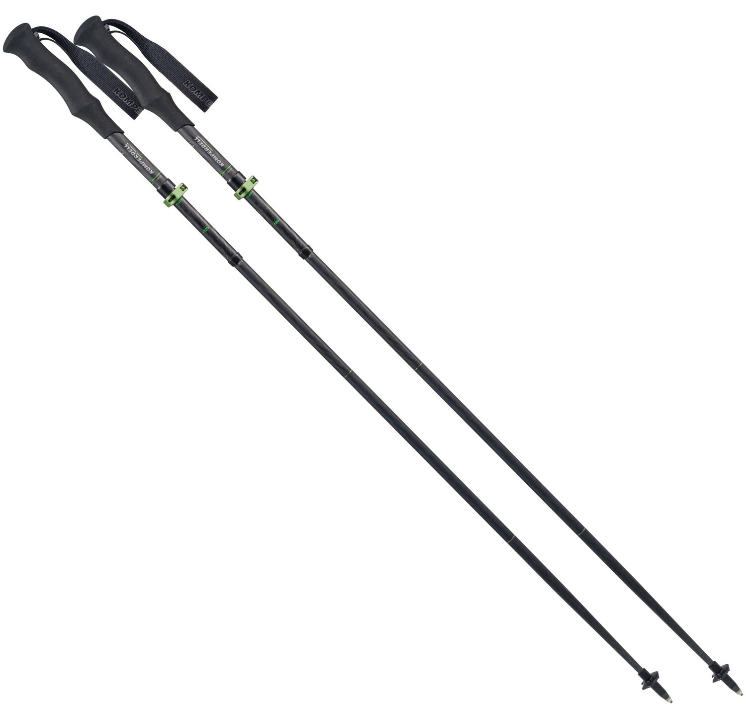 

Трекинговые палки Carbon Trail UL Vario — пара Komperdell, черный