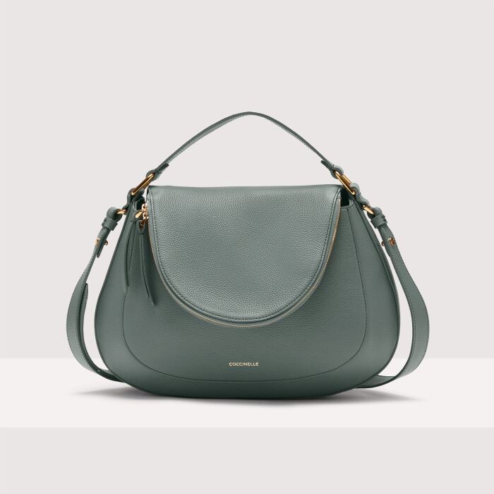 

Сумочка из зернистой кожи Coccinelle SOLE MEDIUM, зеленый
