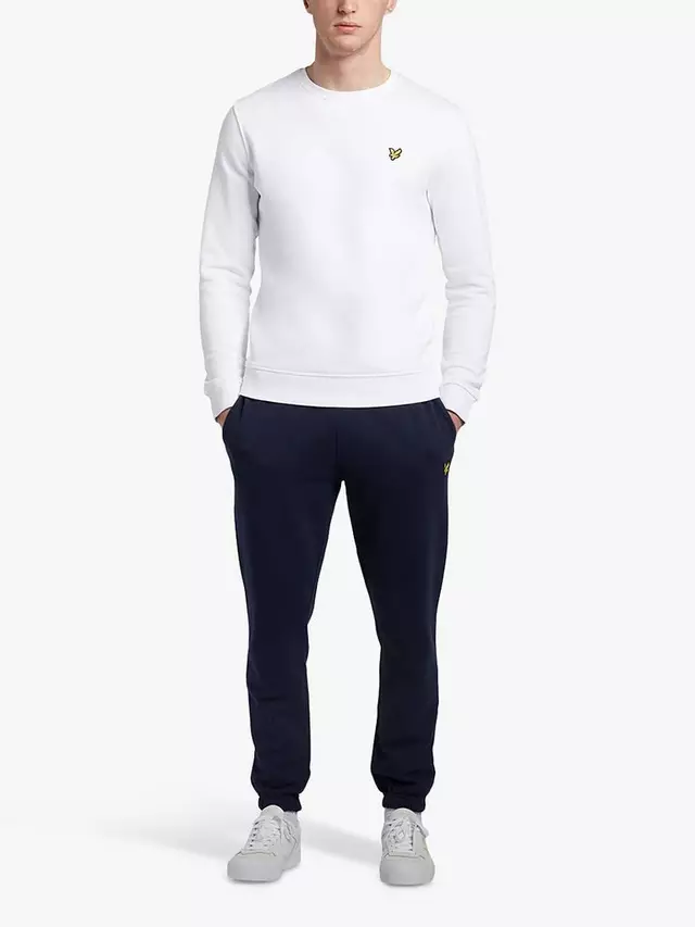 

Толстовка Lyle & Scott Logo Crew Neck Cotton, белый