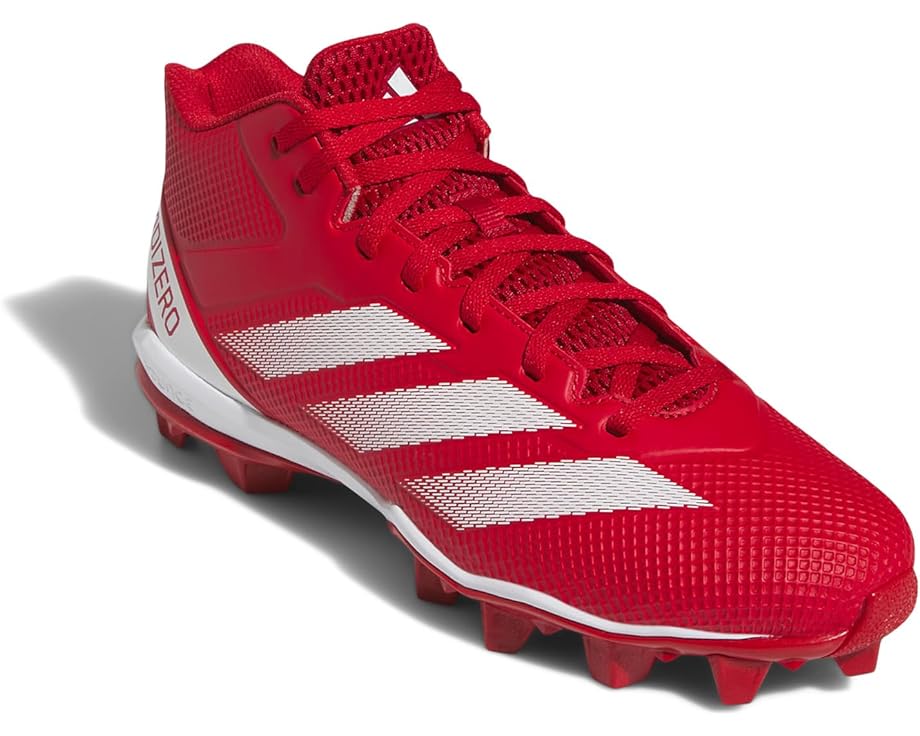 Кроссовки adidas adizero Impact Spark Mid Football Cleats, цвет Team Power Red/White/Team Power Red цена и фото