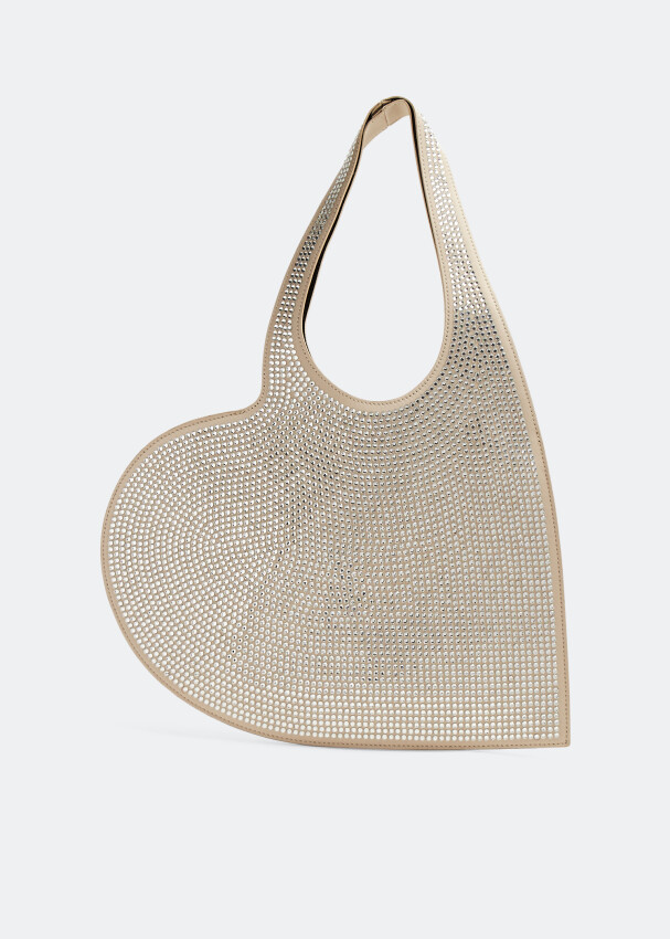 

Сумка-тоут Coperni Mini Heart, бежевый