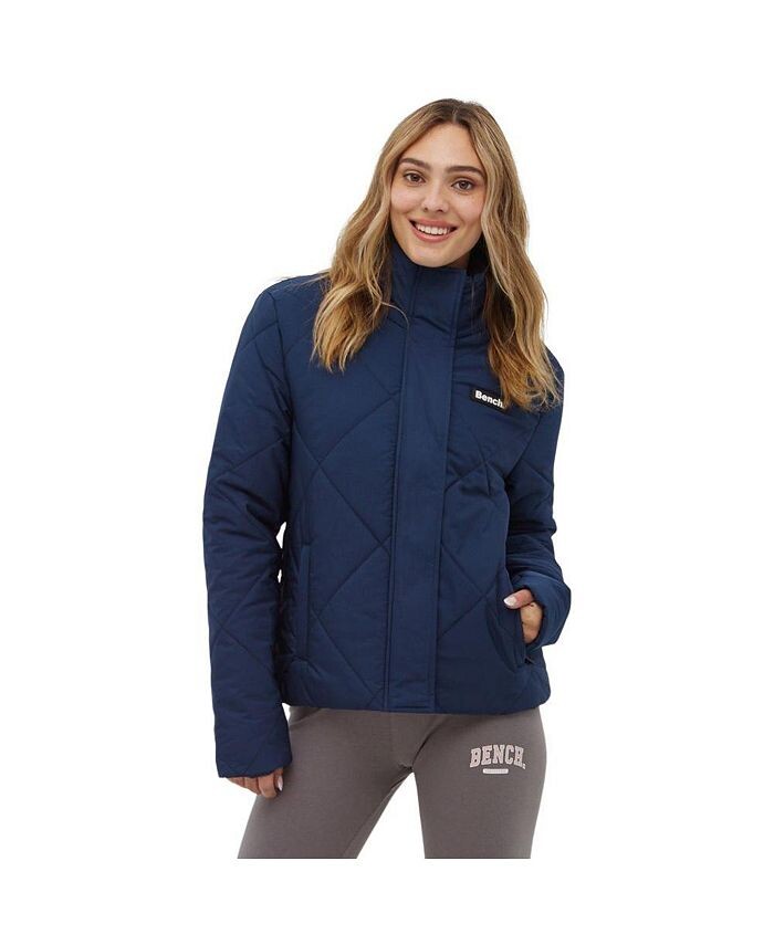 

Стеганый бомбер Clydie Bench, синий
