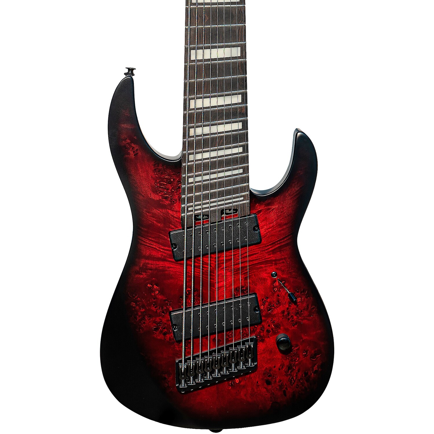 

Legator LM-9 Lucas Mann Ninja 9-струнная фирменная электрогитара с несколькими мензурами Midnight Wine