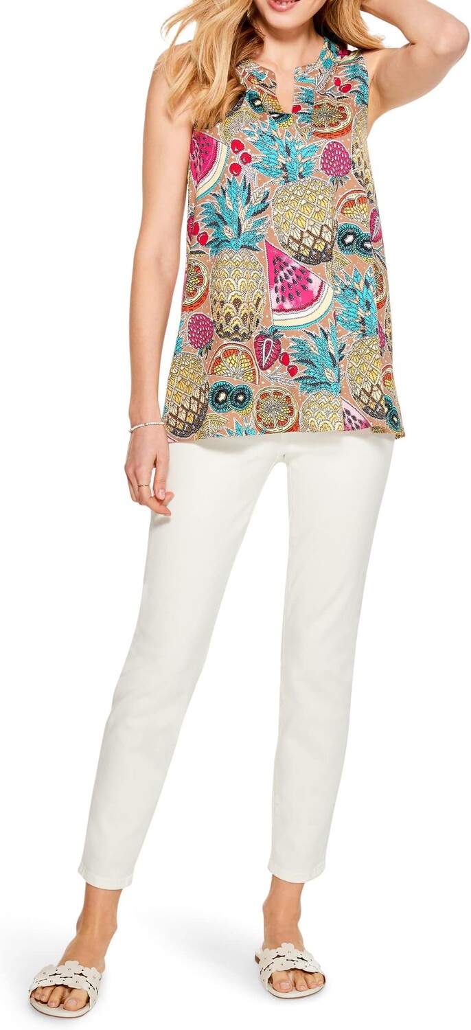 

Топ NIC+ZOE Picnic Party Tank, цвет Pink Multi