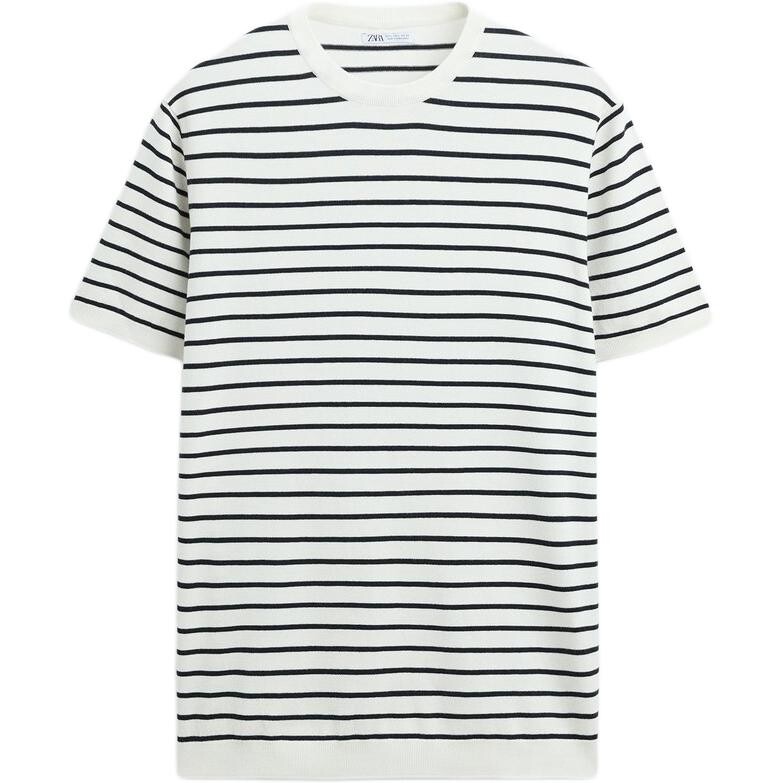 

Футболка мужская синяя Zara, синий
