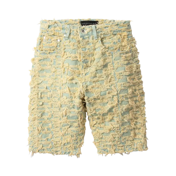 

Шорты Who Decides War Denim 'Golden Musk', желтый
