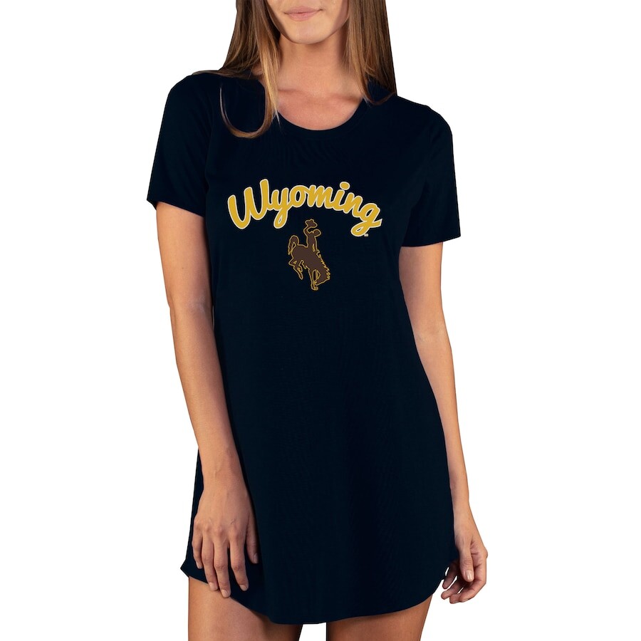 

Ночная рубашка Concepts Sport Wyoming Cowboys, черный