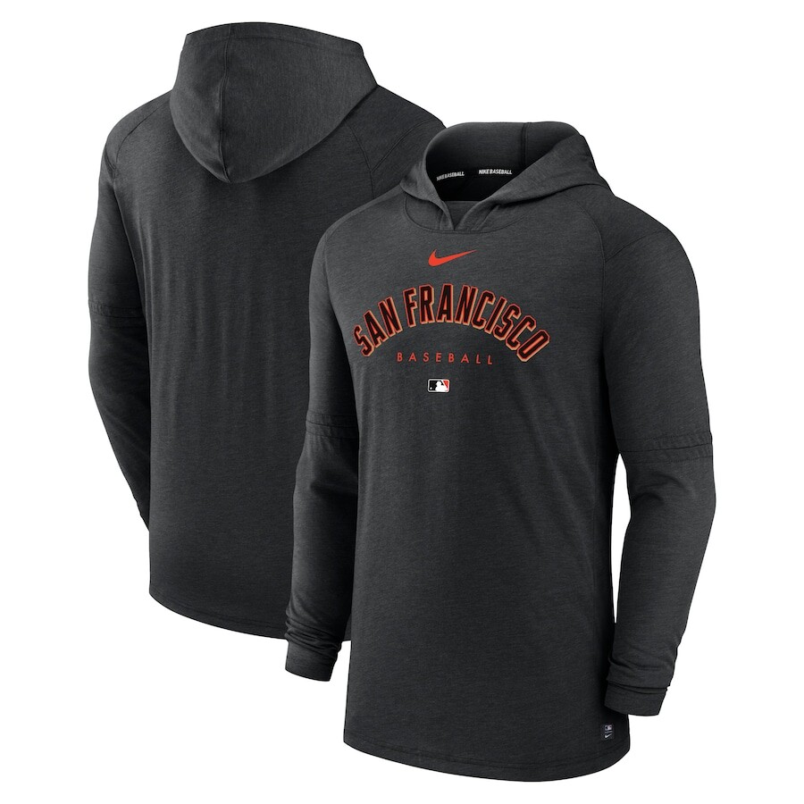 

Пуловер с капюшоном Nike San Francisco Giants, черный