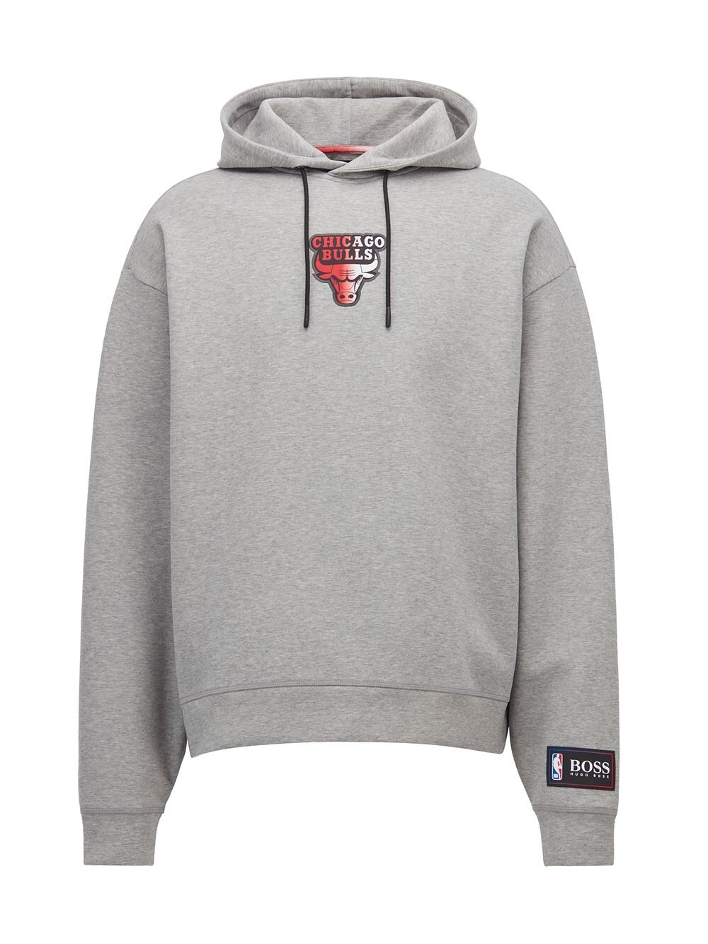 

Толстовка с капюшоном Bulls Basketball Team BOSS x NBA, серый
