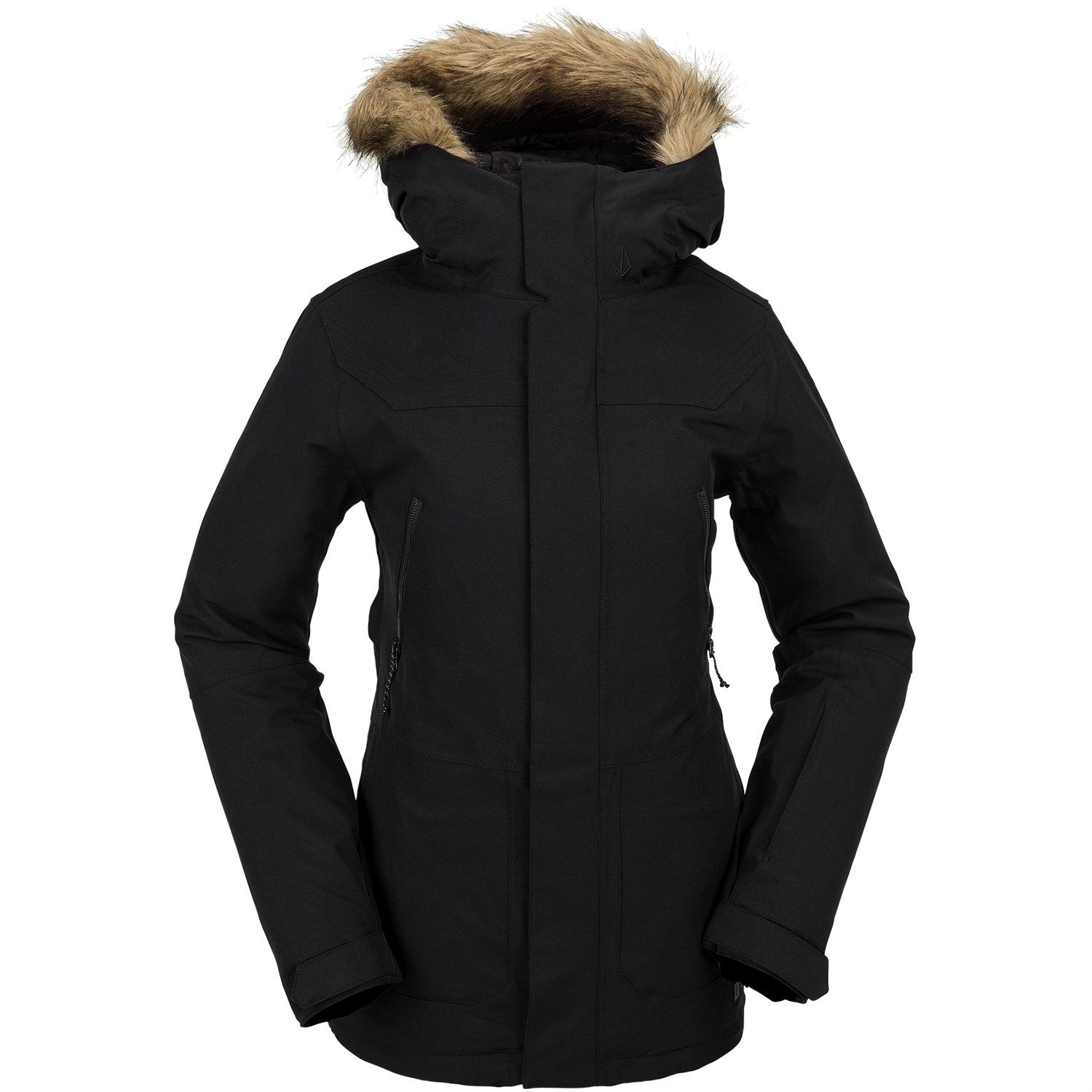 Утепленная куртка Volcom Shadow Insulated, черный утепленная куртка volcom shadow insulated