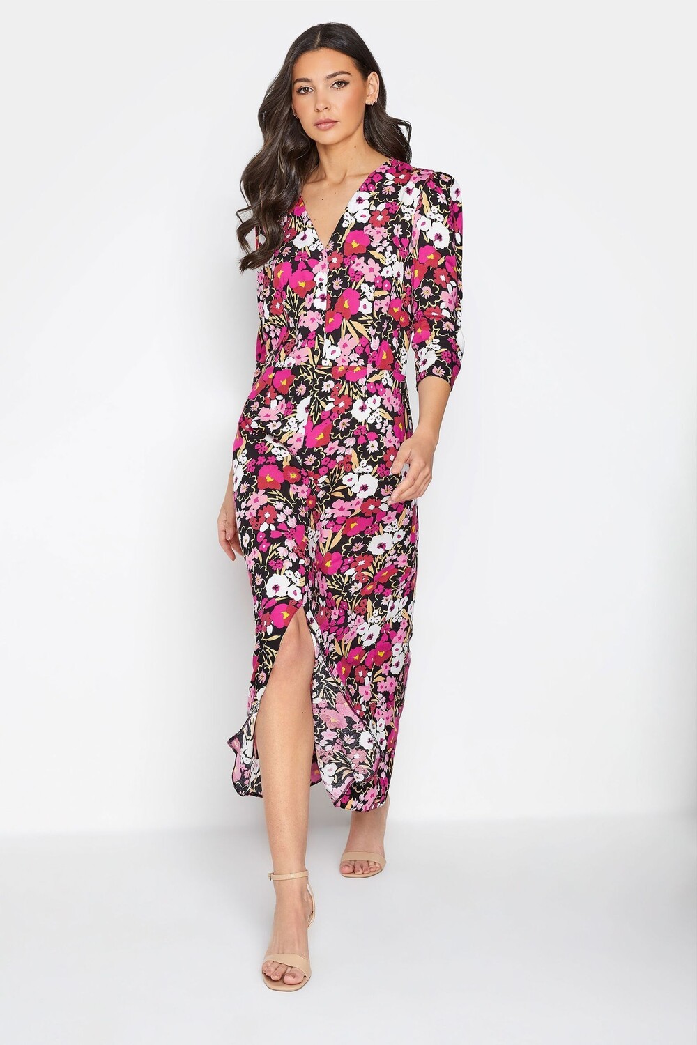 

Цветочное платье Long Tall Sally, розовый