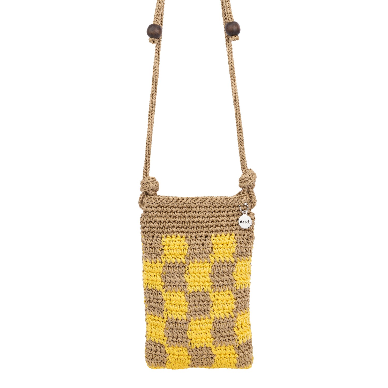 

Мини-кроссбоди Josie The Sak, цвет Hand Crochet - Lemon Drop Check