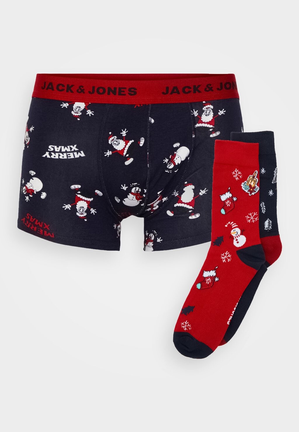 

Брюки ПОДАРОЧНЫЙ НАБОР JACMERRY XMAS Jack & Jones, темно-синий блейзер/настоящий красный