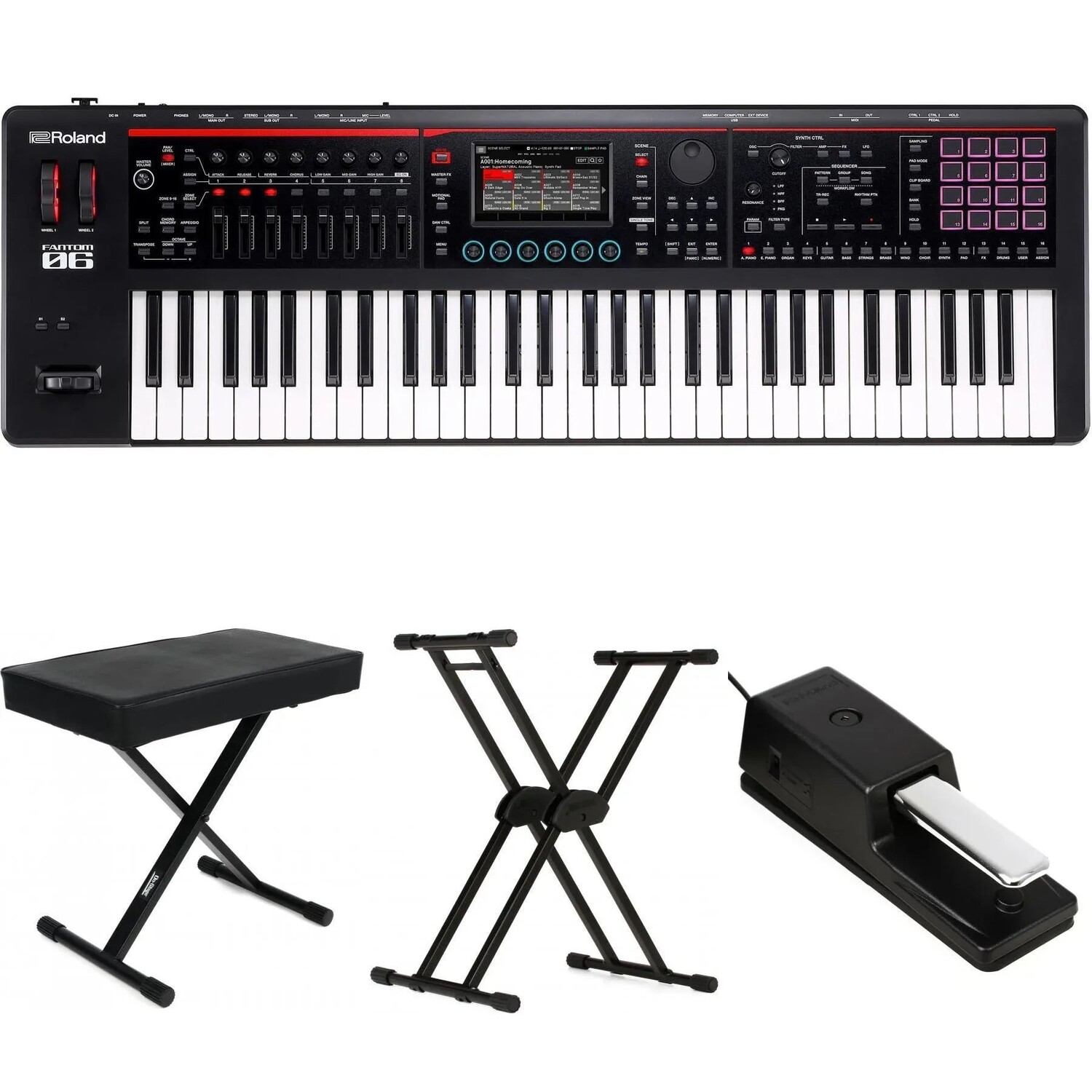 

Roland FANTOM-06 Комплект необходимых материалов для музыкальной рабочей станции