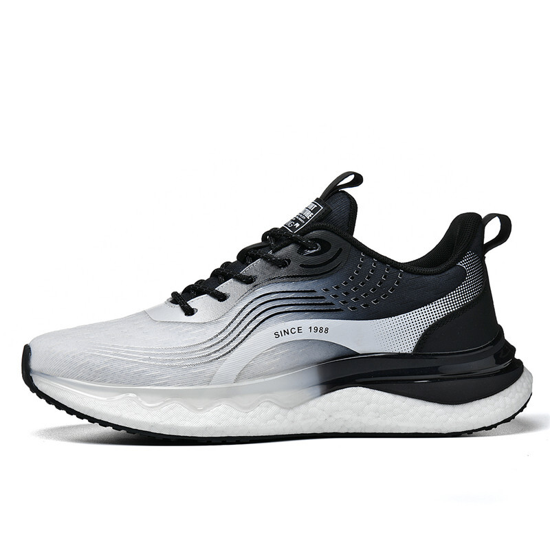 

Кроссовки мужские Lifestyle Shoes Men Low-Top Aokang, цвет Black and white [standard sports shoe size]
