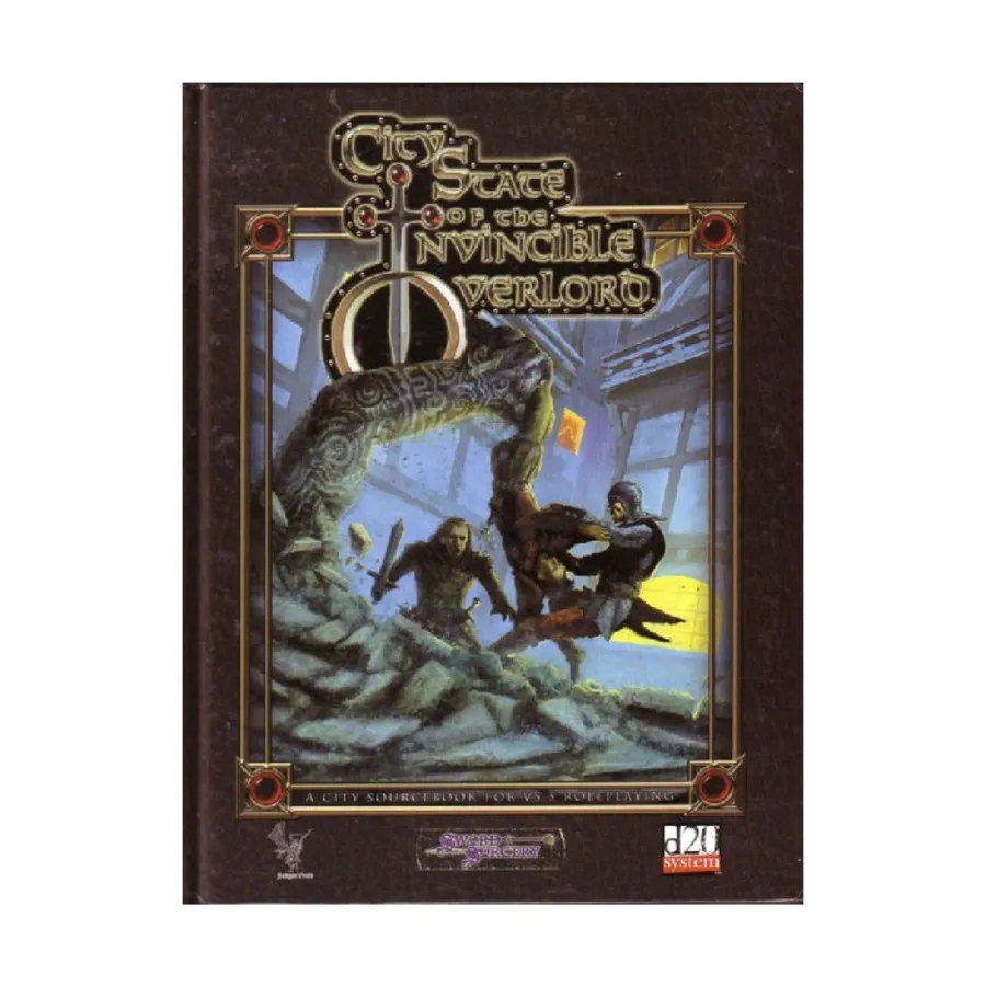 

City State of the Invincible Overlord, Judges Guild (d20), твердый переплет