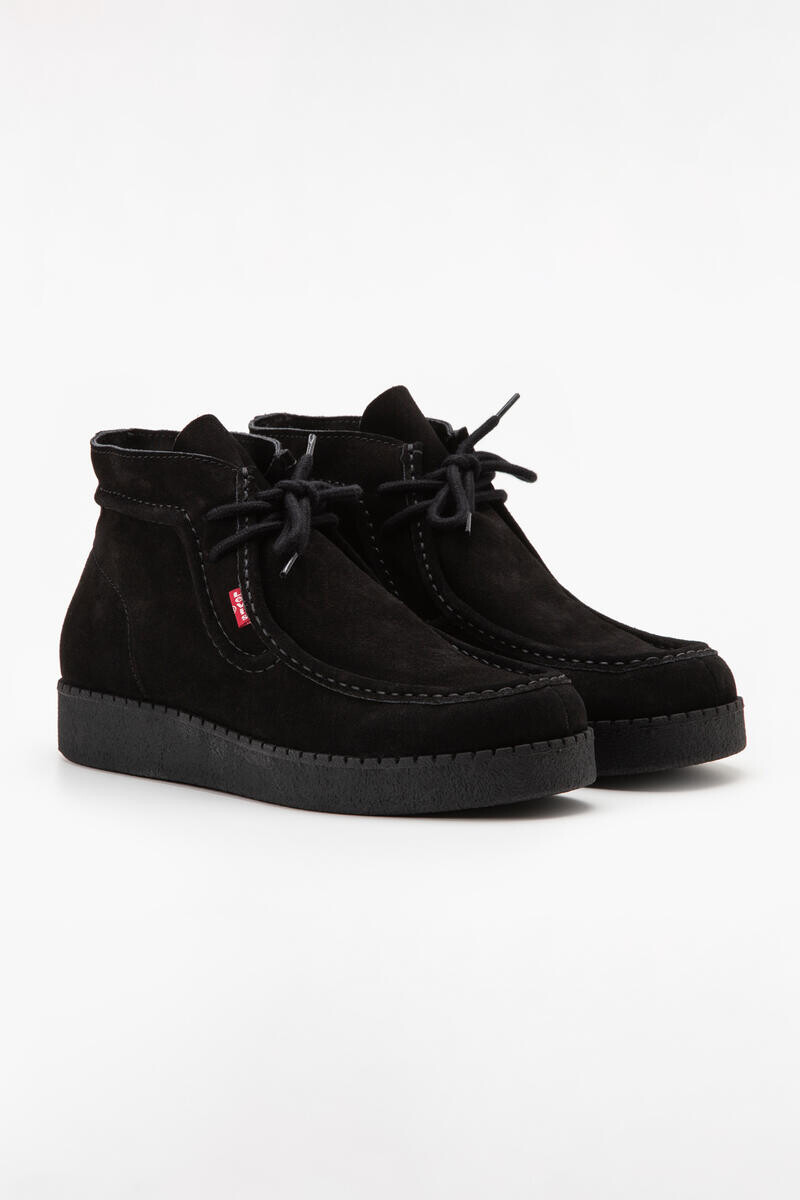 

Кожаные ботинки RVN с красной вкладкой Levi's, черный