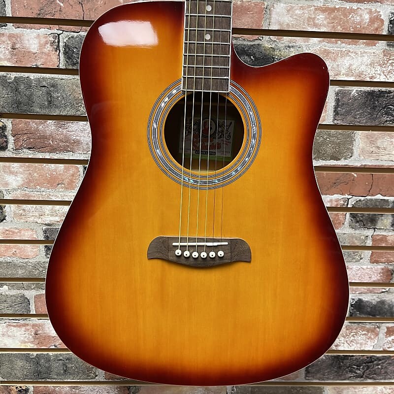 

Акустическая гитара Oscar Schmidt OD45 Cutaway Tobacco Sunburst Acoustic Guitar