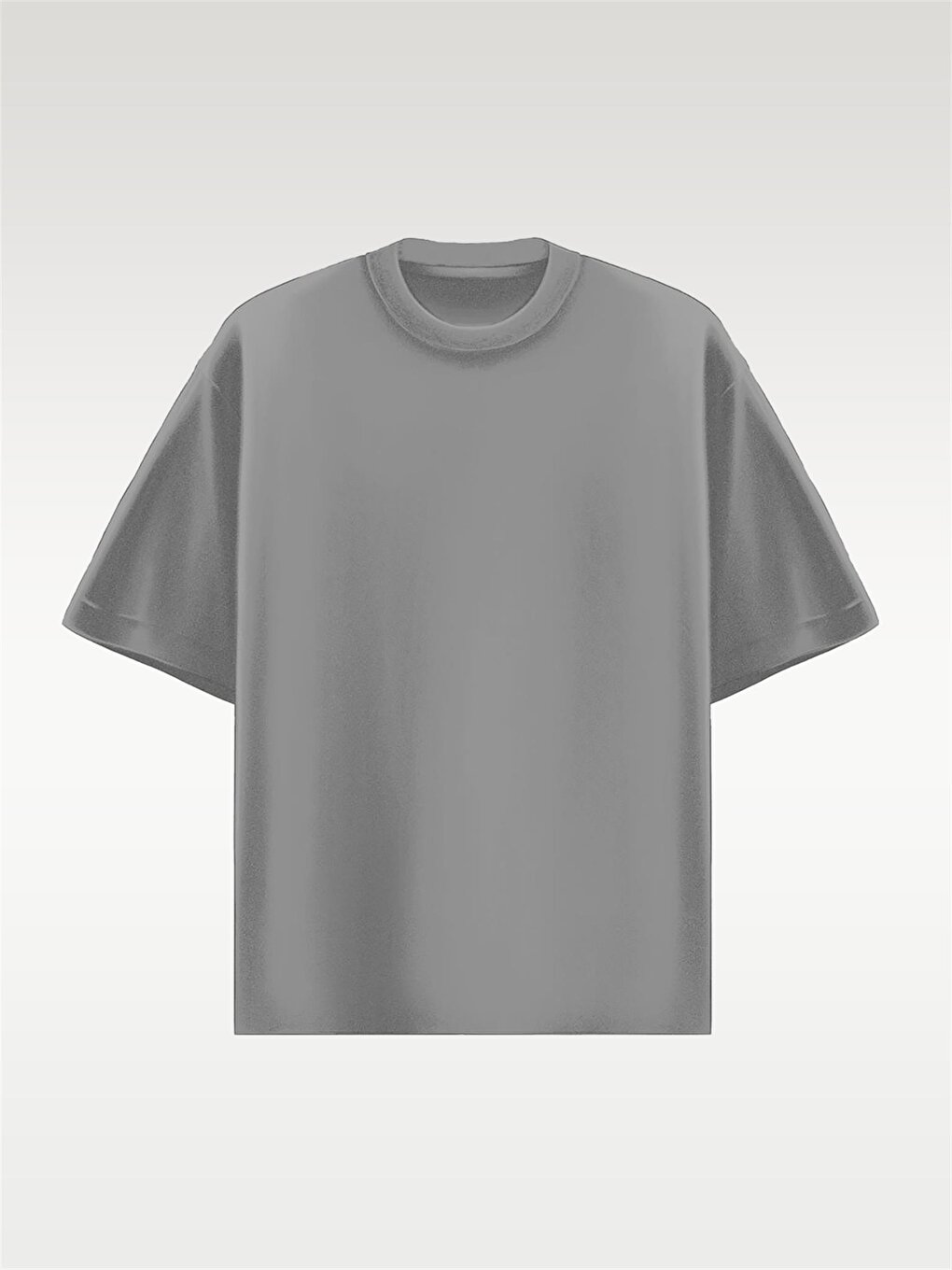 Базовая футболка Oversize Серая ablukaonline
