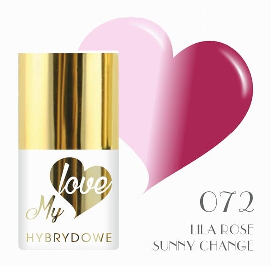 

Гибридный лак для ногтей Mylove UV/Led 072 Lila Rose, SUNFLOWER