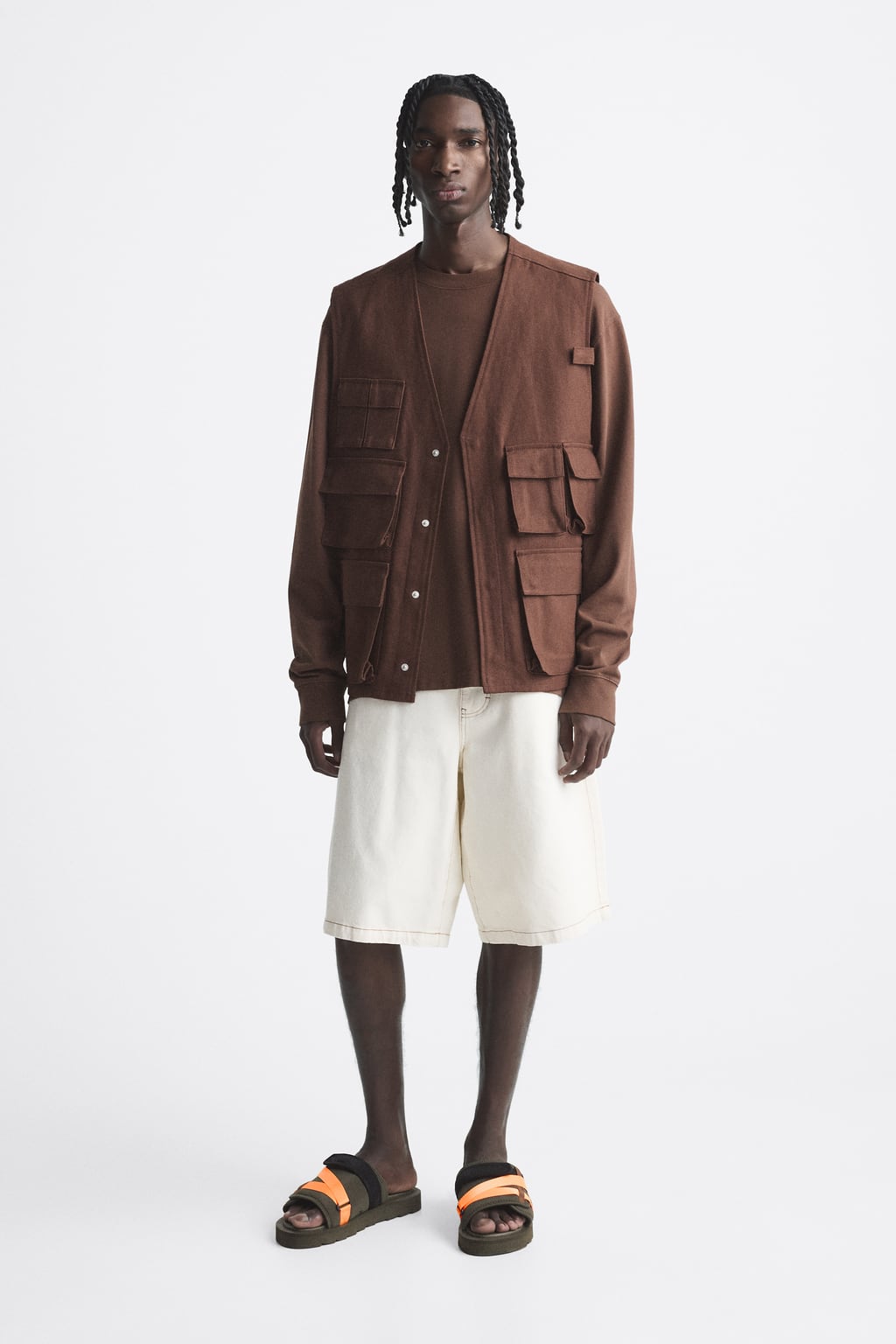 

Кожаные кроссовки ZARA, зеленый