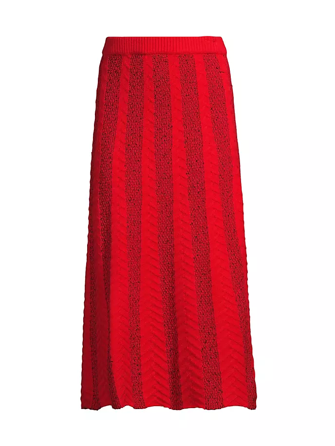 коврик mobility classic 900x400x3mm red ут000018175 Трикотажная юбка миди в текстурную полоску Misook, красный